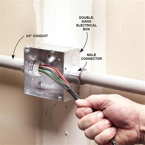 remove electrical box with metal conduit|electrical box in conduit.